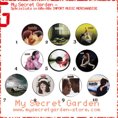 Suede - Dog Man Star ,Coming Up, Bloodsports Album Pinback Button Badge Set ( or Hair Ties / 4.4 cm Badge / Magnet / Keychain Set )